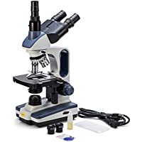 Los mejores  - SWIFT Microscopio SW350T Ampliación 40X-2500X- Microscopio de Laboratorio para investigación con oculares de Gran…